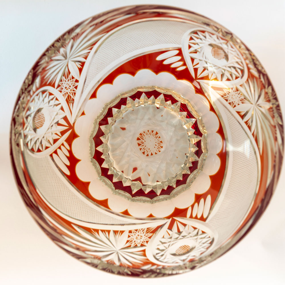 Cuenco de cristal Edo Kiriko - Imagen 2