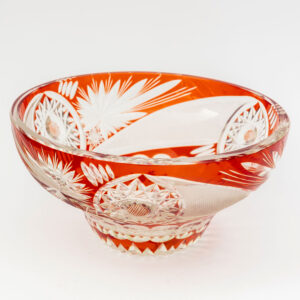 Cuenco de cristal Edo Kiriko