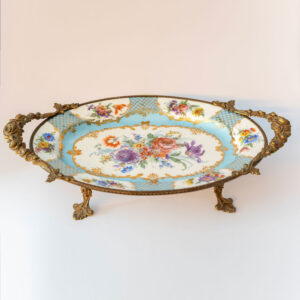Fuente de apoyo Limoge porcelana francesa