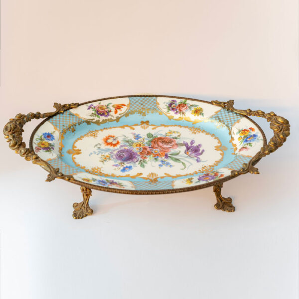 Fuente de apoyo Limoge porcelana francesa