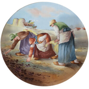 PLATO PORCELANA PINTADO A MANO