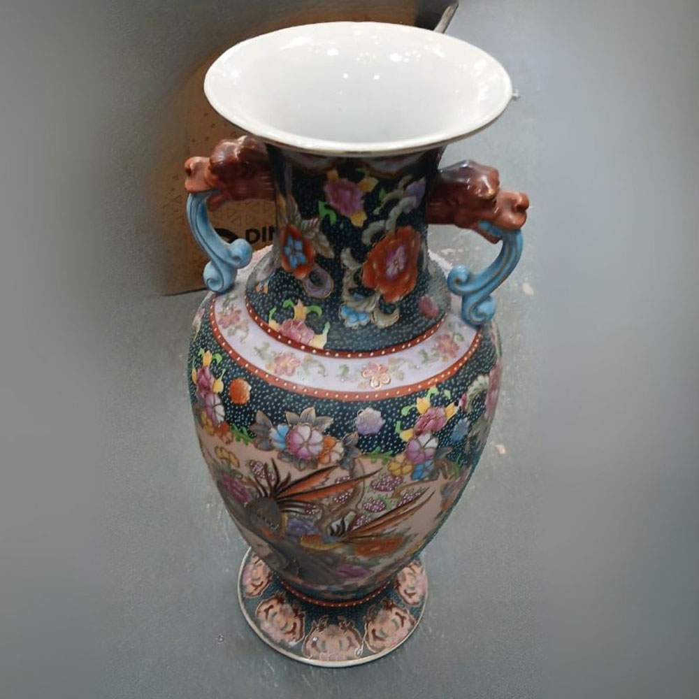 Jarrón chino de porcelana